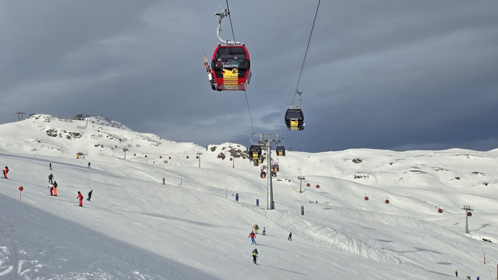 Skigebied Zillertal Arena bij Königsleiten.